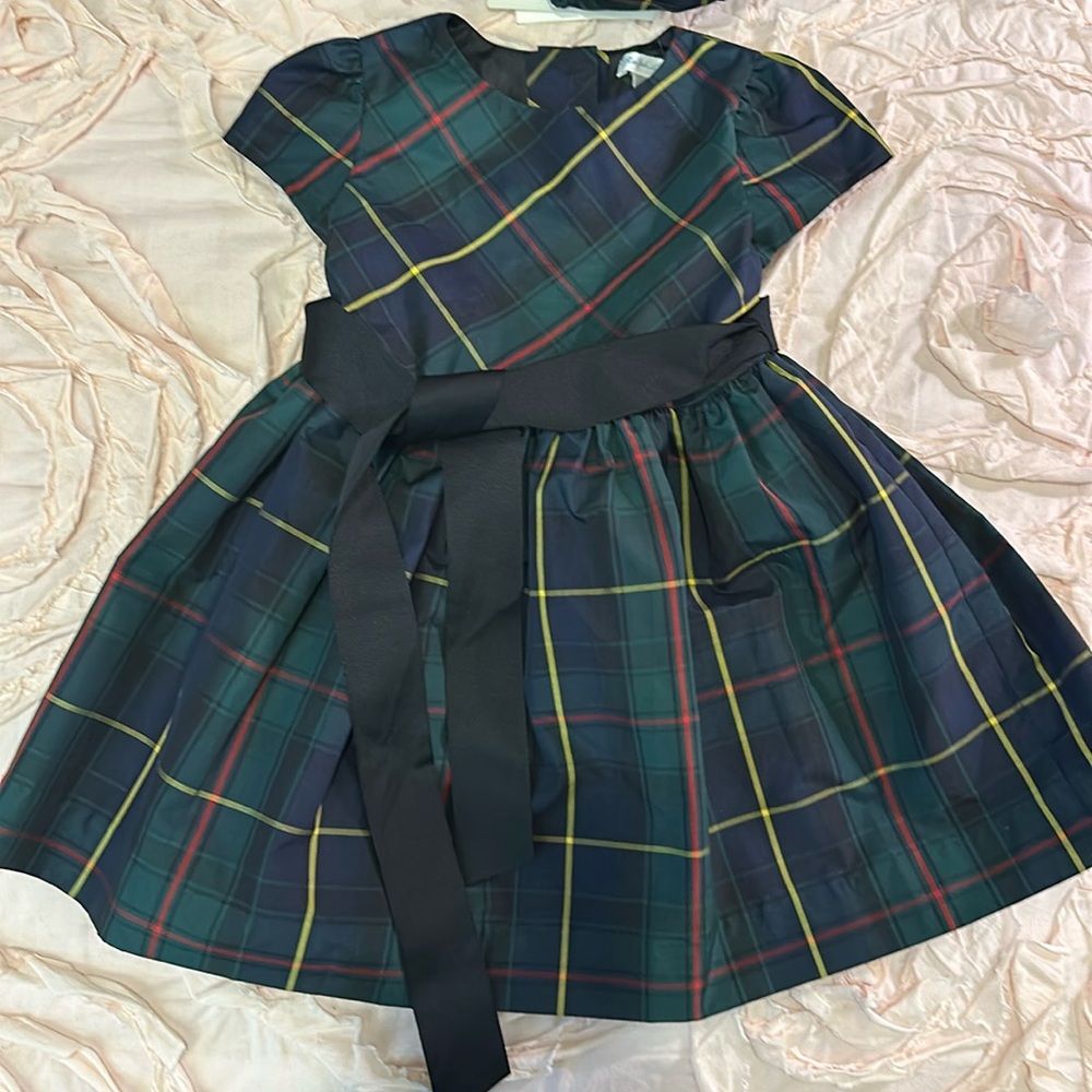 NWT Ralph Lauren Baby plaid dress 18m